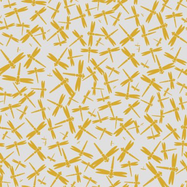 Dekoratif renkli seamless modeli ile şirin yusufçuk