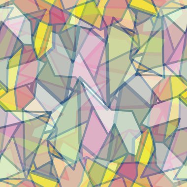 soyut geometrik renkli Dikişsiz desen arka plan için vektör çizim