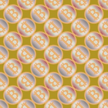 bitcoins parlak parlak pahalı sikkeleri ile Seamless modeli 