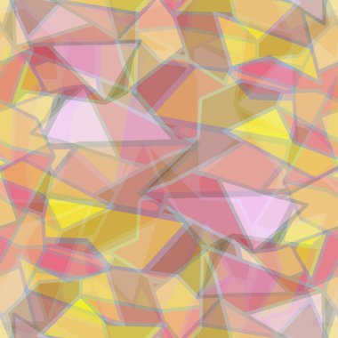 soyut geometrik renkli Dikişsiz desen arka plan için vektör çizim