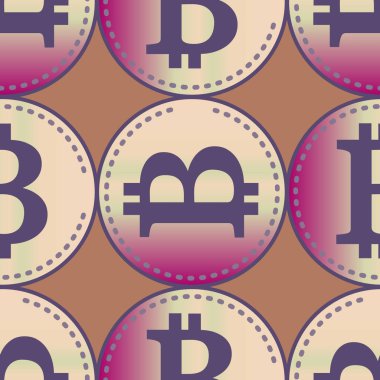 bitcoins parlak parlak pahalı sikkeleri ile Seamless modeli 