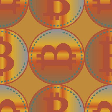 bitcoins parlak parlak pahalı sikkeleri ile Seamless modeli 