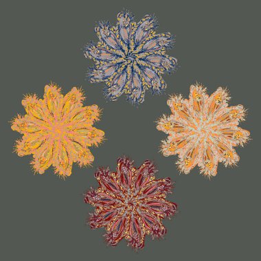 Stil zentangle yeni simetrik mandala doodle ile sanat esin kaynağı oldu. Duvar kağıdı, desen dolgularını, web sayfaları, yüzey dokuları için dekoratif nesne-ebilmek var olmak kullanılmış.