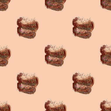 Suluboya soyut lekesi seamless modeli