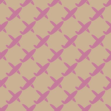 Uçak, vektör çizim seamless modeli