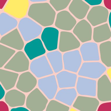 soyut renkli mozaik seamless modeli