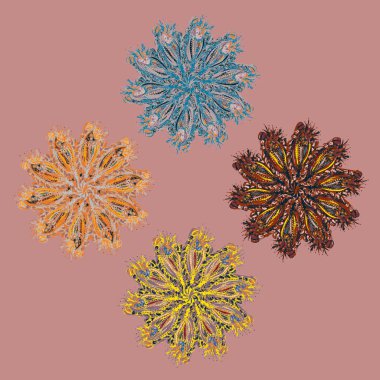 Arka plan için renkli seamless modeli. 