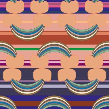 Gökkuşağı seamless modeli. Gökkuşağı Dizayn Tekstil, iç tasarım, keten, vb için. Şirin soyut çocuklar arka plan.