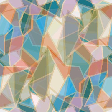soyut geometrik renkli Dikişsiz desen arka plan için vektör çizim