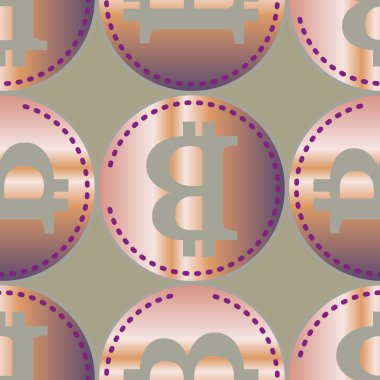 bitcoins parlak parlak pahalı sikkeleri ile Seamless modeli 