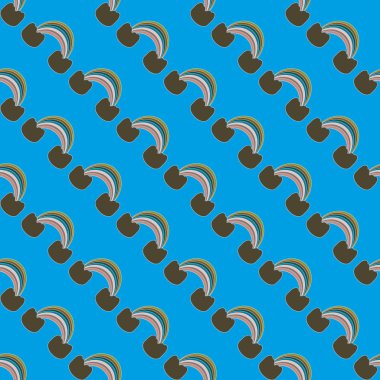 Gökkuşağı seamless modeli. Gökkuşağı Dizayn Tekstil, iç tasarım, keten, vb için. Şirin soyut çocuklar arka plan.