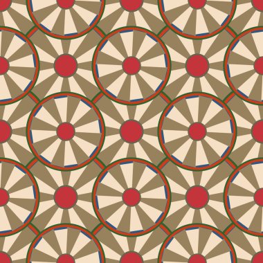 soyut geometrik renk desenli vektör çizimi