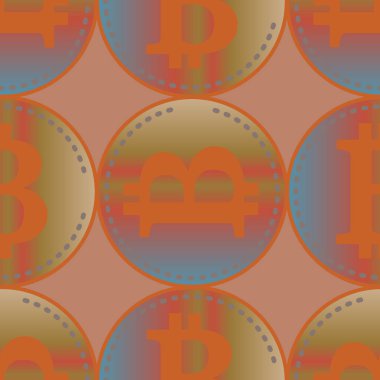 bitcoins parlak parlak pahalı sikkeleri ile Seamless modeli 