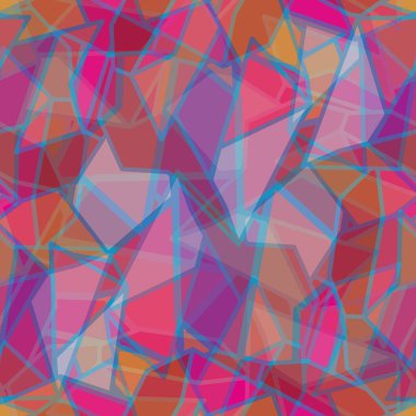 soyut geometrik renkli Dikişsiz desen arka plan için vektör çizim
