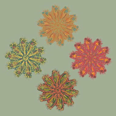 Stil zentangle yeni simetrik mandala doodle ile sanat esin kaynağı oldu. Duvar kağıdı, desen dolgularını, web sayfaları, yüzey dokuları için dekoratif nesne-ebilmek var olmak kullanılmış.