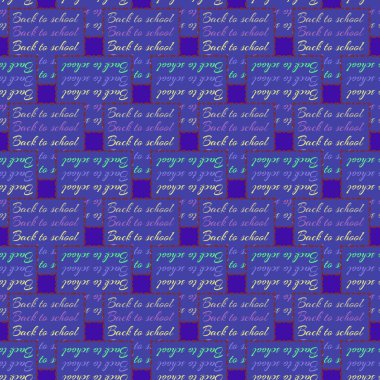 Okul hazırlıkları, arka plan için yeni dikişsiz desen. 