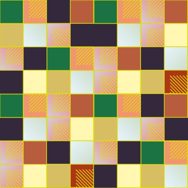 soyut geometrik renkli seamless modeli. vektör çizim