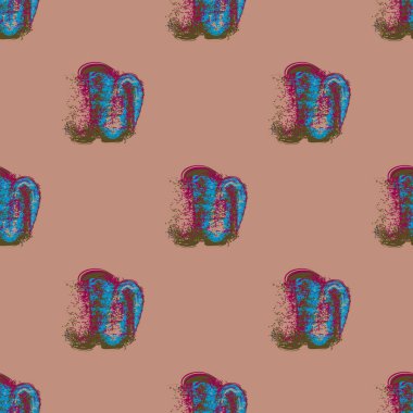 Suluboya soyut lekesi seamless modeli