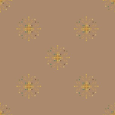 Renkli vintage seamless modeli, vektör çizim 