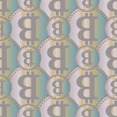 bitcoins parlak parlak pahalı sikkeleri ile Seamless modeli 