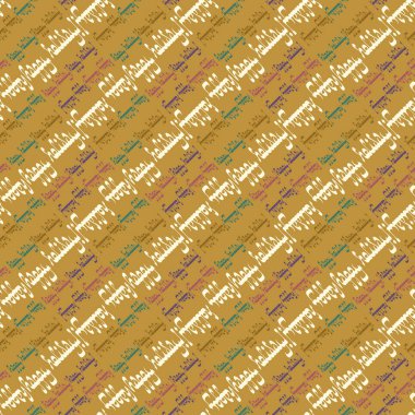 Arapça mutlu tatil çok renkli seamless modeli