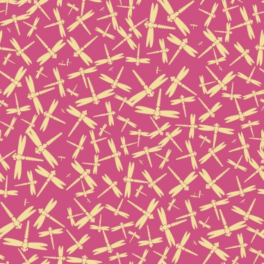 Dekoratif renkli seamless modeli ile şirin yusufçuk