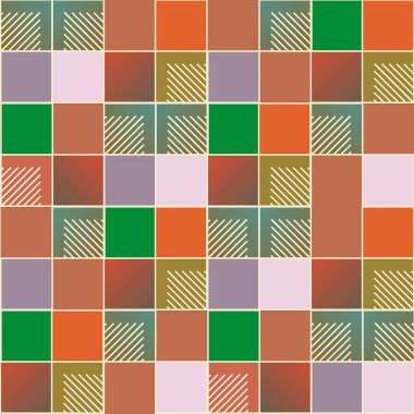 soyut geometrik renkli seamless modeli. vektör çizim