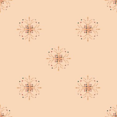 Renkli vintage seamless modeli, vektör çizim 