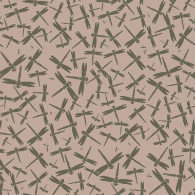 Dekoratif renkli seamless modeli ile şirin yusufçuk