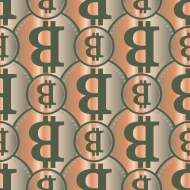 bitcoins parlak parlak pahalı sikkeleri ile Seamless modeli 