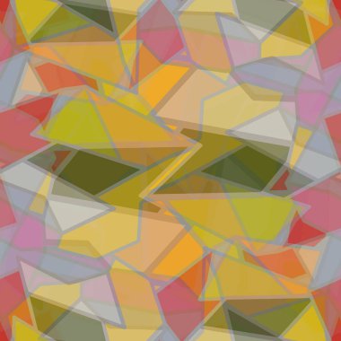 soyut geometrik renkli Dikişsiz desen arka plan için vektör çizim