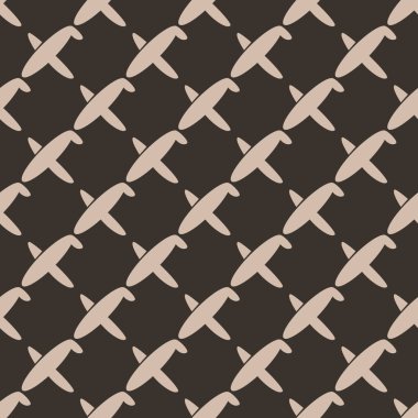 Uçak, vektör çizim seamless modeli