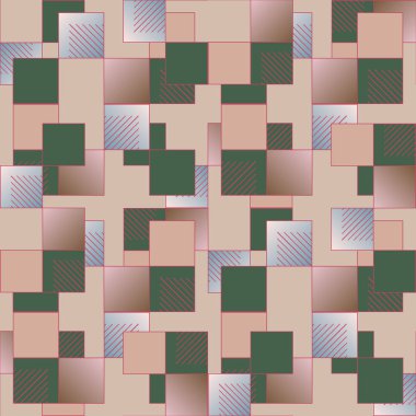 soyut geometrik renkli seamless modeli. vektör çizim