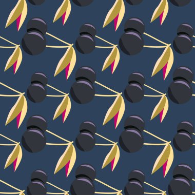 Kiraz için arka plan ile renkli seamless modeli. 