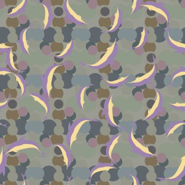 Renkli yunuslar Dikişsiz desen, çizim