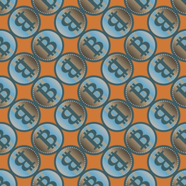 bitcoins parlak parlak pahalı sikkeleri ile Seamless modeli 