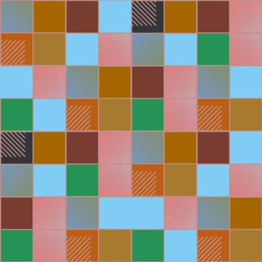 soyut geometrik renkli seamless modeli. vektör çizim