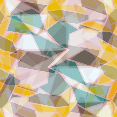soyut geometrik renkli Dikişsiz desen arka plan için vektör çizim