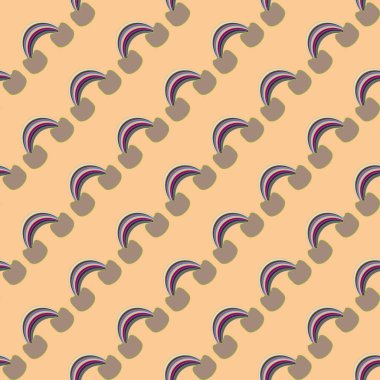 Gökkuşağı seamless modeli. Gökkuşağı Dizayn Tekstil, iç tasarım, keten, vb için. Şirin soyut çocuklar arka plan.