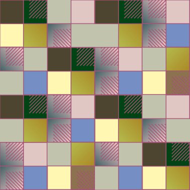 soyut geometrik renkli seamless modeli. vektör çizim