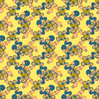 soyut geometrik renkli Dikişsiz desen arka plan için vektör çizim