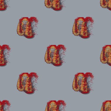 Suluboya soyut lekesi seamless modeli