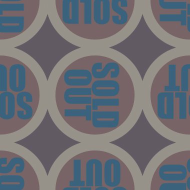 Dikişsiz desen, vektör çizim sattı