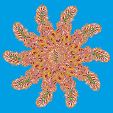 Stil zentangle yeni simetrik mandala doodle ile sanat esin kaynağı oldu. Duvar kağıdı, desen dolgularını, web sayfaları, yüzey dokuları için dekoratif nesne-ebilmek var olmak kullanılmış.