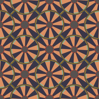 soyut geometrik renk desenli vektör çizimi