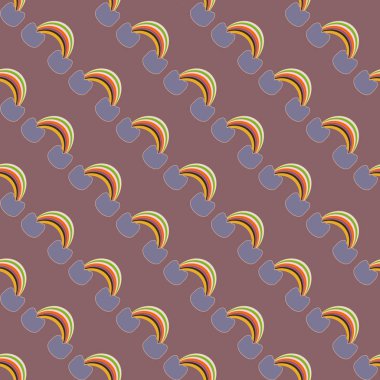 Gökkuşağı seamless modeli. Gökkuşağı Dizayn Tekstil, iç tasarım, keten, vb için. Şirin soyut çocuklar arka plan.