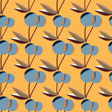 Kiraz için arka plan ile renkli seamless modeli. 