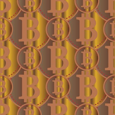 bitcoins parlak parlak pahalı sikkeleri ile Seamless modeli 