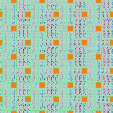 Okul hazırlıkları, arka plan için yeni dikişsiz desen. 