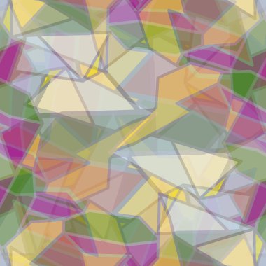 soyut geometrik renkli Dikişsiz desen arka plan için vektör çizim